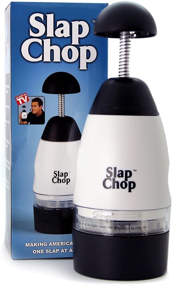 Original Slap Chop Slicer with Stainless Steel Blades Vegetable Chopper Gadget Mini Chopper for Salads Kitchen Accessory