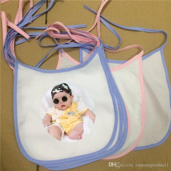 sublimation Bibs for babies from 6 to 18 months with pic or name