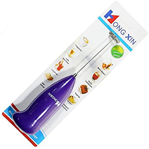 Electric Battery Operated Coffee Beater Blender Mixer Handheld Milk Frother MulltiColor