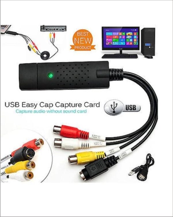 Easycap USB 2.0 Easy Cap Video TV DVD VHS DVR Capture Adapter