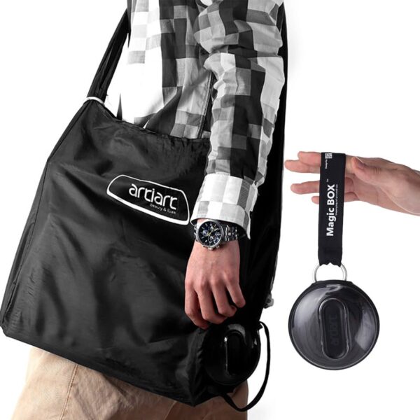 Foldable Roll-Up Shopping Bag, Portable Shopping Bag Eco Friendly Foldable Reusable Storage Shopping Shoulder Bags Organizer Large Roll Up Tote Bag Pouch