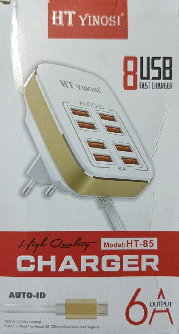 HT Yinosi 8-Port USB Fast Charger (Model HT-85)