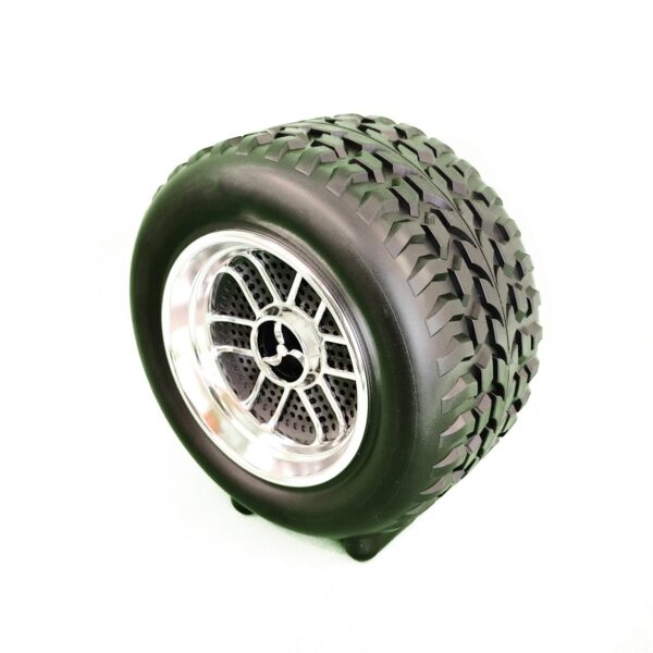 High-powered Tyre-shaped Bluetooth Speaker With Deep Extra Bass