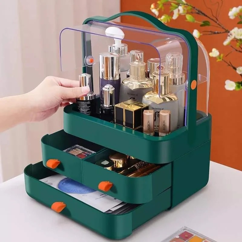 Multi-functional Acrylic Cosmetic Organizer With Multiple Drawers – Elegant Storage Solution For Makeup, Skincare Products, And Beauty - Image 3