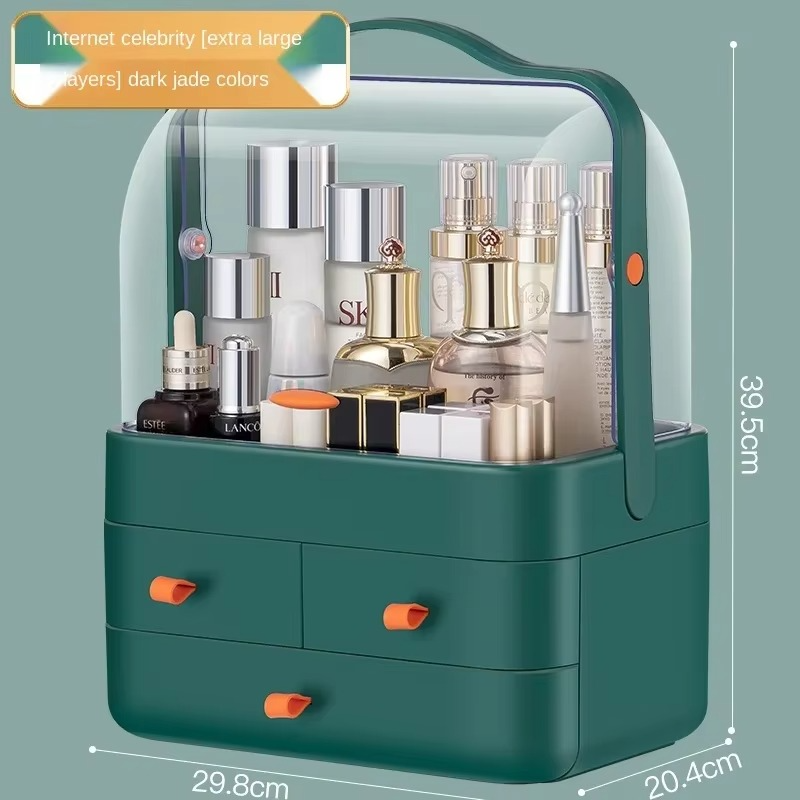 Multi-functional Acrylic Cosmetic Organizer With Multiple Drawers – Elegant Storage Solution For Makeup, Skincare Products, And Beauty - Image 5