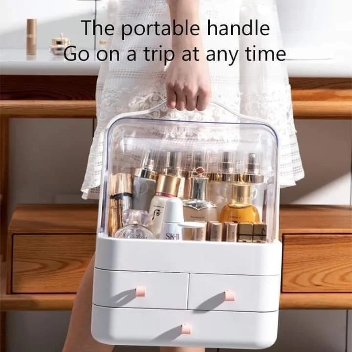 Multi-functional Acrylic Cosmetic Organizer With Multiple Drawers – Elegant Storage Solution For Makeup, Skincare Products, And Beauty - Image 6