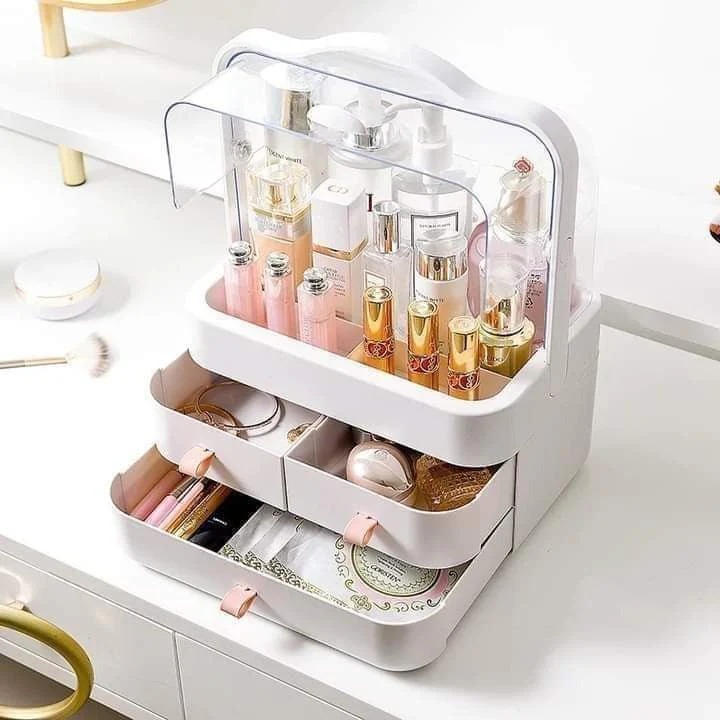 Multi-functional Acrylic Cosmetic Organizer With Multiple Drawers – Elegant Storage Solution For Makeup, Skincare Products, And Beauty - Image 9