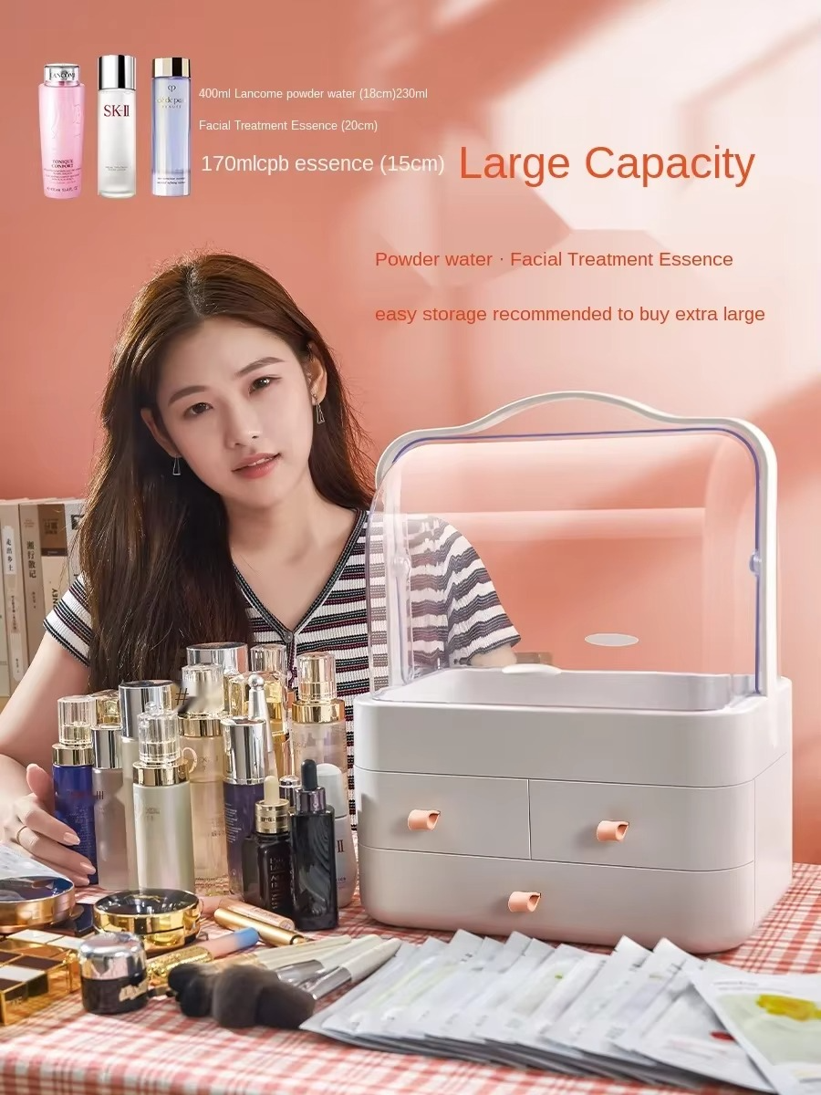 Multi-functional Acrylic Cosmetic Organizer With Multiple Drawers – Elegant Storage Solution For Makeup, Skincare Products, And Beauty - Image 10