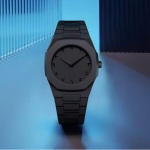 Quartz Watch Black Lightweight Design Arabic Dial