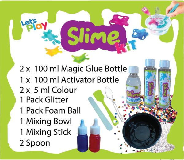 Kids Slime Lab Kit With Accessories Make Your Own Slime