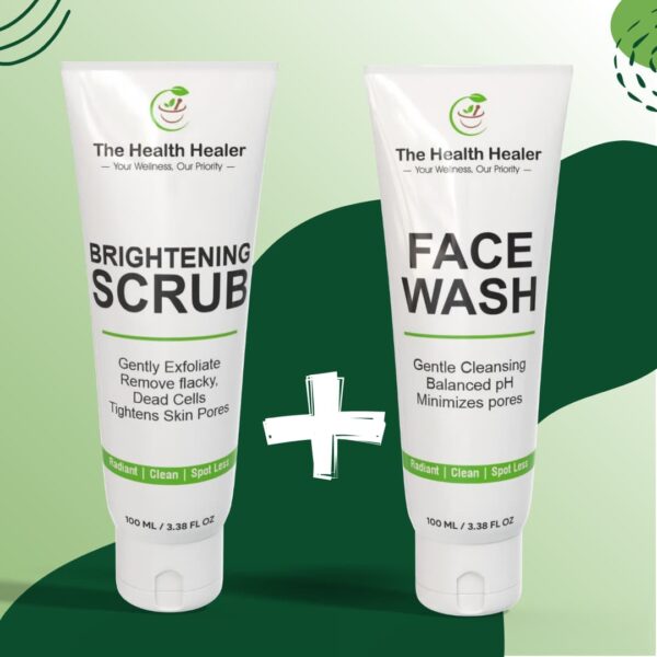 Brightening Facewash & Scrub Deal  Pack Of 2