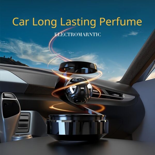 Star Solar Powered Levitating Ball Air Freshener For Car