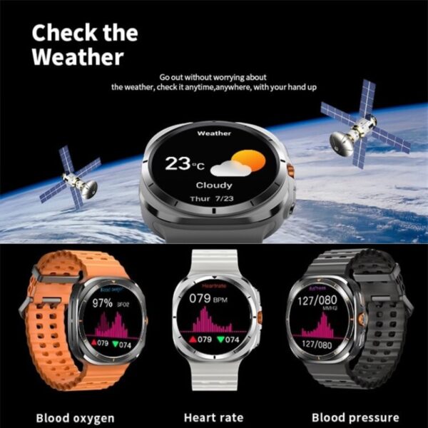 TF7 Ultra Smart Watch | Metal Body, AMOLED Display