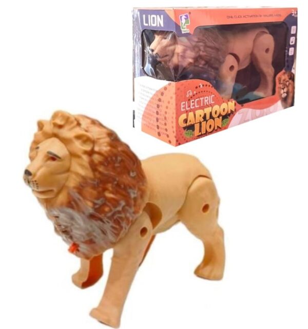 Battery Operated Lion With Light Sound & Walk