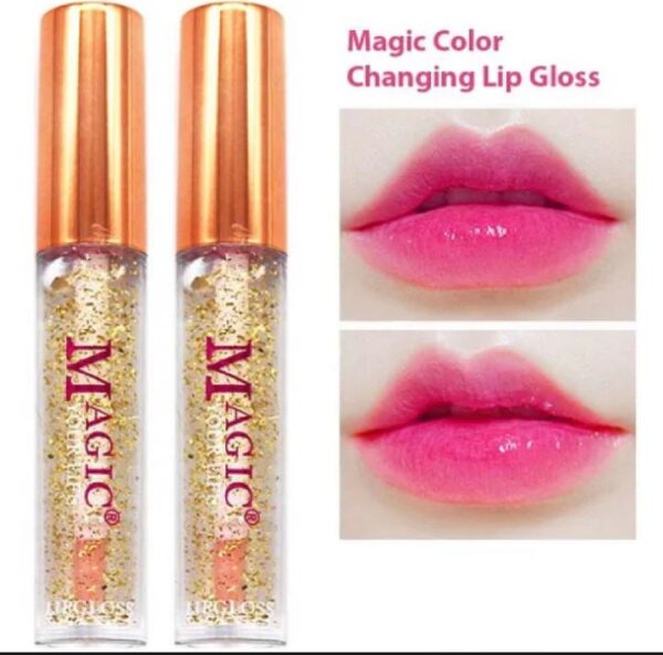 Magic Glossy Lip Oil. Color Changing Lip Gloss 3 Pack