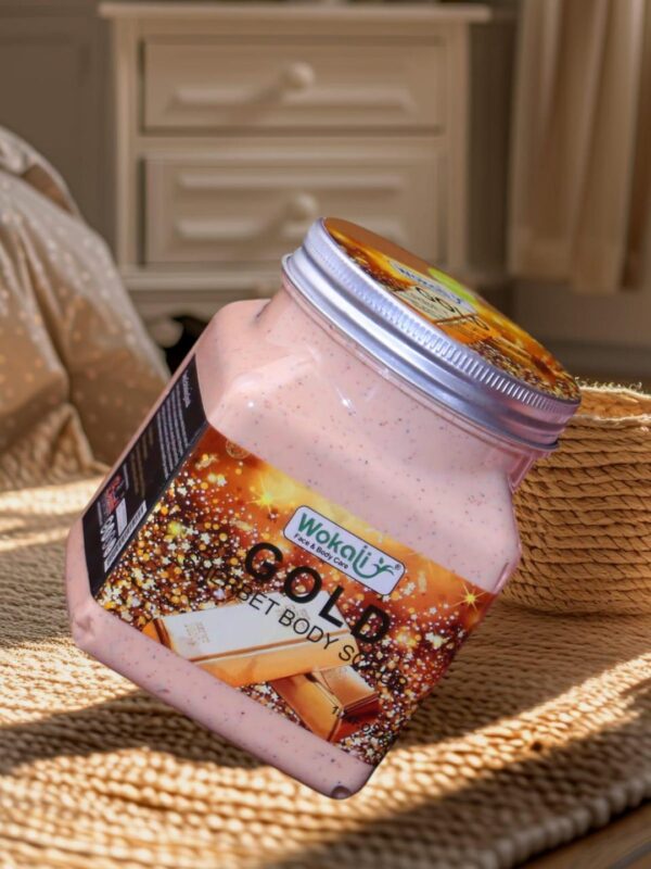 Gold Whitening And Brightening Face & Body Scrubbing Gel