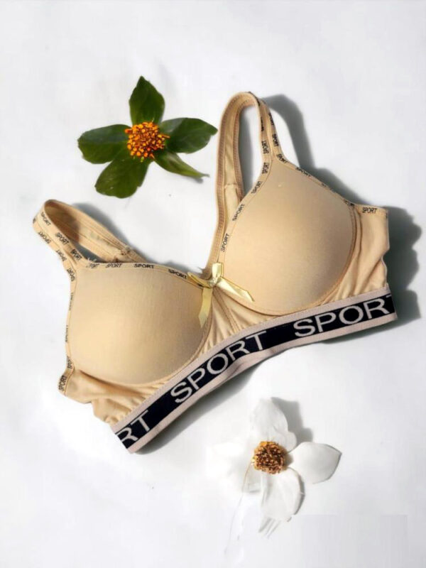 Padded Nylon Sports Bra