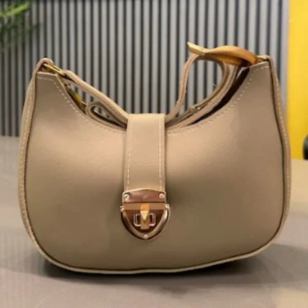 Crescent Leather Luxury Shoulder Bag for Women