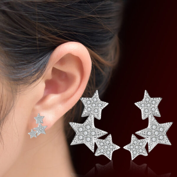 Weihua silver-plated ear jewelry women's wholesale Korean fashion