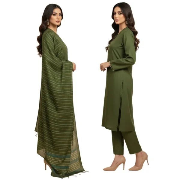 Winter Sussi Silk 3-Piece Suit for Women