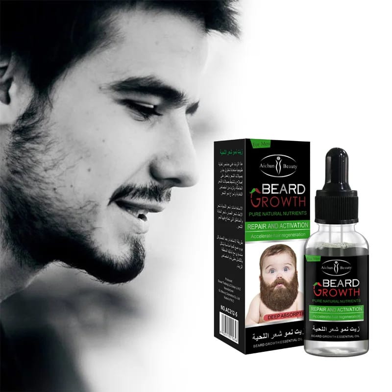 Aichun Beauty Organic Men Beard Growth Oil Concave Naturals Beard Oil 35 ML (3)