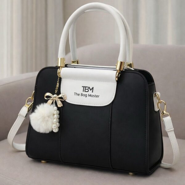 TBM The Bag Master Luxury Handbag – Elegant Two-Tone Designer Tote for Women